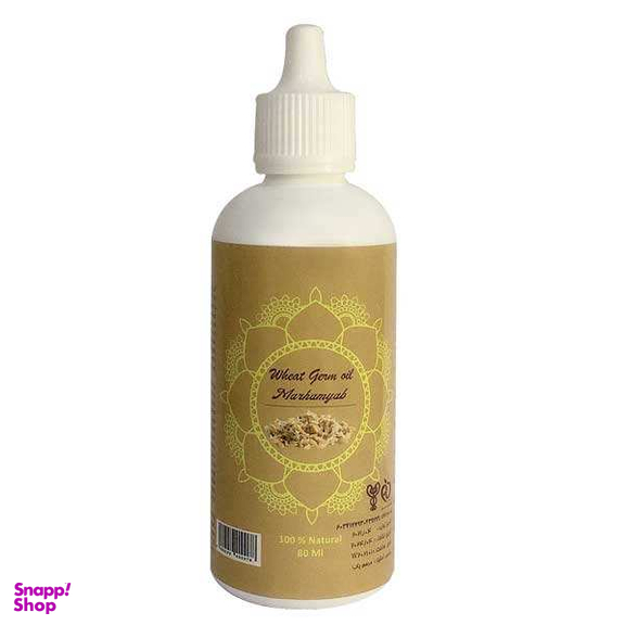 روغن صورت و بدن مرهم یاب (Marhamyab) مدل Wheat Gream Oil حجم 80 میلی لیتر
