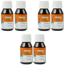 روغن کرچک ویهان (Vihan) کد Castor6 حجم 40 میلی لیتر مجموعه 6 عددی