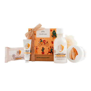 مجموعه مراقبت از بدن بادی شاپ (Body Shop) مدل Almond Milk & Honey Gift Box