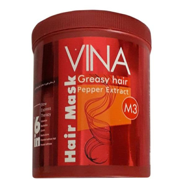 ماسک مو وینا (Vina) مدل فلفل حجم 750 میلی لیتر