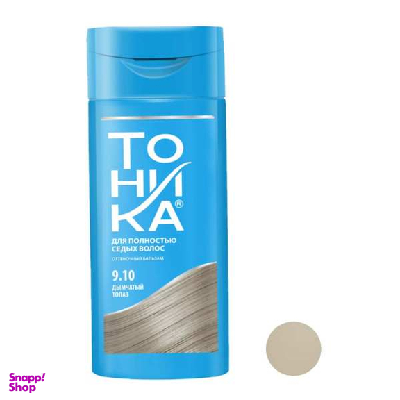 شامپو رنگساژ تونیکا (Tonika) مدل 2442 شماره 9.10 حجم 150 میلی‌ لیتر رنگ بلوند دودی