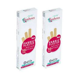 چسب زخم پنبه ریز (Panberes) مدل Fabric مجموعه 2 عددی