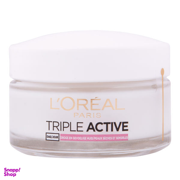 کرم آبرسان روز لورآل مدل TRIPLE ACTIVE حجم 50 میلی لیتر