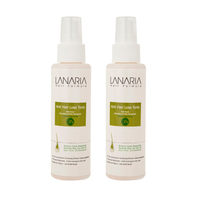 تونیک مو تقویت کننده لاناریا (Lanaria) مدل Tea Tree حجم 150 میلی لیتر مجموعه 2 عددی