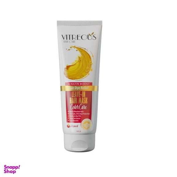 ماسک مو ویتروس (Vitreous) مدل موهای رنگ شده حجم 100 میلی لیتر