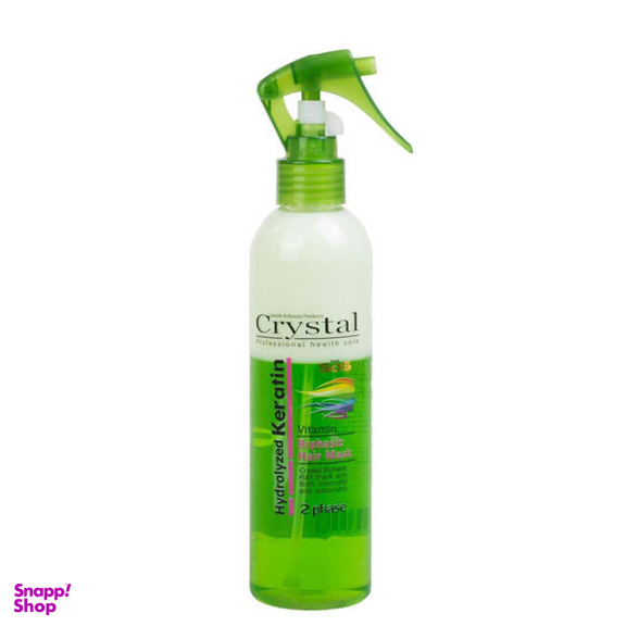ماسک مو دوفاز کریستال (Crystal) مدل کراتینه حجم 250 میلی لیتر