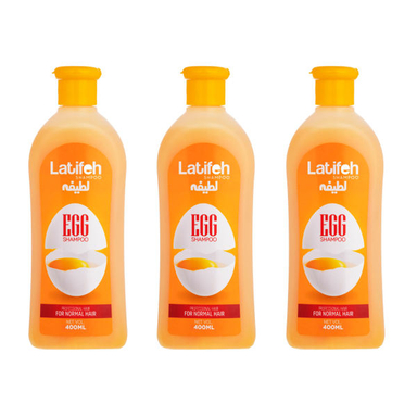 شامپو مو لطیفه (Latifeh) مدل 02 حجم 400 میلی لیتر مجموعه 3 عددی