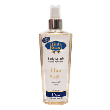 بادی اسپلش زنانه هیلدا بیوت (Hilda Beaut) مدل دیور ادیکت حجم 250 میلی لیتر