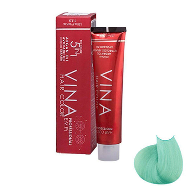 رنگ مو وینا (Vina) شماره AP.4 حجم 125 میلیلیتر رنگ پیتون سبز کالپوری