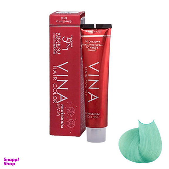رنگ مو وینا (Vina) شماره AP.4 حجم 125 میلی‌لیتر رنگ پیتون سبز کالپوری