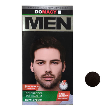 کیت رنگ مو دوماسی (Domacy) مدل B2 حجم 50 میلی‌لیتر رنگ قهوه ای تیره