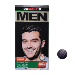 کیت رنگ مو دوماسی (Domacy) مدل B4 حجم 50 میلی‌لیتر رنگ خاکستری