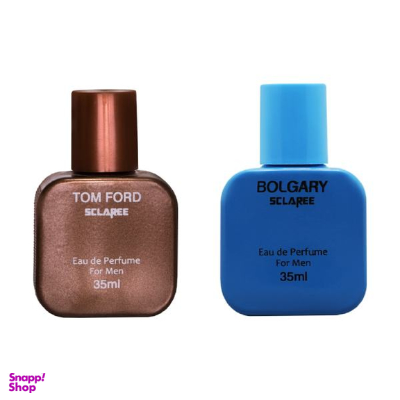 عطر جیبی مردانه اسکلاره مدل Tom Ford حجم 35 میلی لیتر + عطر جیبی مردانه اسکلاره مدل Bvlgari حجم 35 میلی لیتر