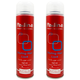 چسب مو پادینا (Padina) مدل Super Mega Hold حجم 250 میلی‌ لیتر مجموعه 2 عددی