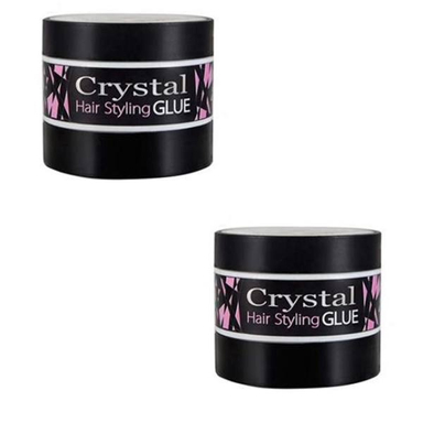 چسب مو کریستال (Crystal) مدل 001 حجم 200 میلی‌ لیتر مجموعه 2 عددی