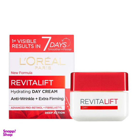 کرم ضد چروک روز لورآل مدل Revitalift حجم 50 میلی لیتر