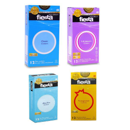 کاندوم نازک فیستا (Fiesta) مدل Ultra Thin مجموعه 4 عددی