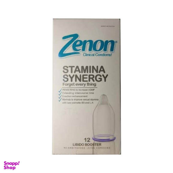 کاندوم زنون مدل Stamina Sunergy بسته 12 عددی