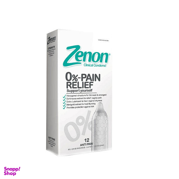 کاندوم زنون (Zenon) مدل PAIN RELIEF بسته 12 عددی