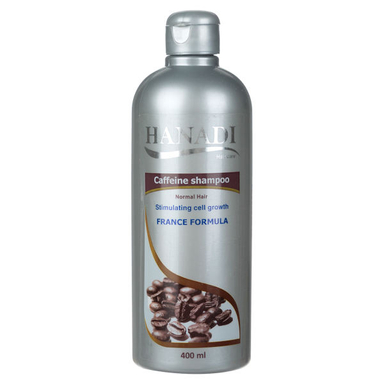 شامپو ضد ریزش هانادی (Hanadi) مدل Caffeine حجم 400 میلی لیتر