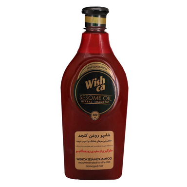 شامپو مو ویشکا (Wishca) مدل روغن کنجد حجم 600 میلی لیتر