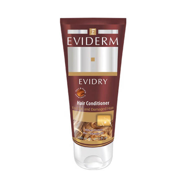 نرم کننده مو اویدرم (Eviderm) مدل Evidry مناسب موهای خشک و آسیب دیده حجم 200 میلی لیتر