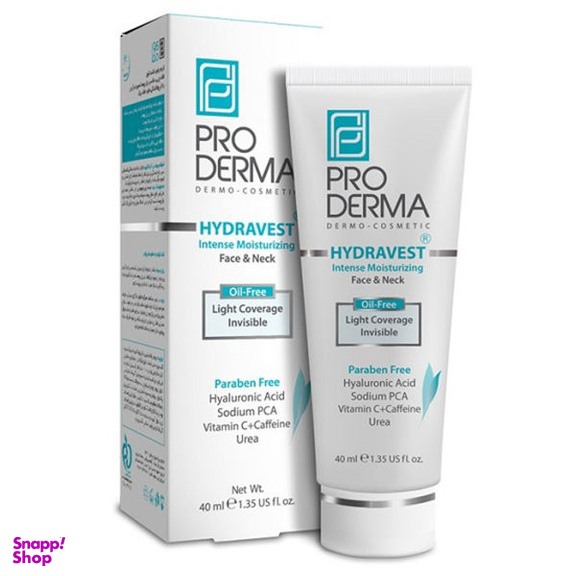 کرم مرطوب کننده پرودرما مدل Face&Neck حجم 40 میلی لیتر