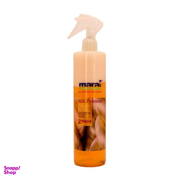 اسپری مو دو فاز مارال (Maral) مدل پروتیین ابریشم حجم 450 میلی لیتر