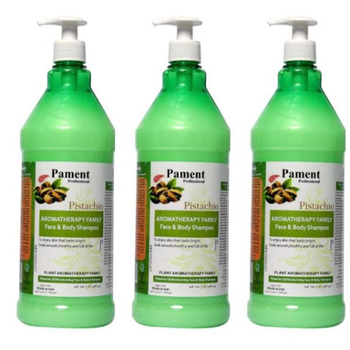 شامپو بدن پامنت (Pament) مدل پسته حجم 1380 میلی لیتر مجموعه 3 عددی
