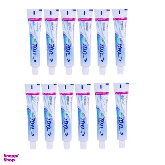 خمیر دندان پونه (Pooneh) مدل Clean And Fresh وزن 80 گرم بسته 12 عددی
