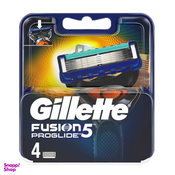 تیغ یدک ژیلت (Gillette) مدل Fusion 5 Proglide بسته 4 عددی