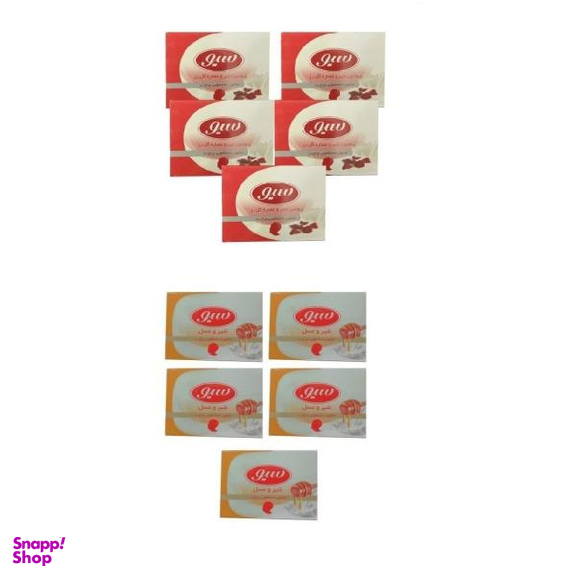 صابون شستشو سیو مدل Milk + Rose وزن 125 گرم بسته 10 عددی
