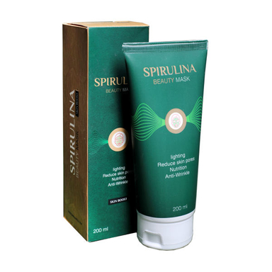 ماسک صورت اسپرولینا (Spirulina) مدل جلبک حجم 200 میلی لیتر