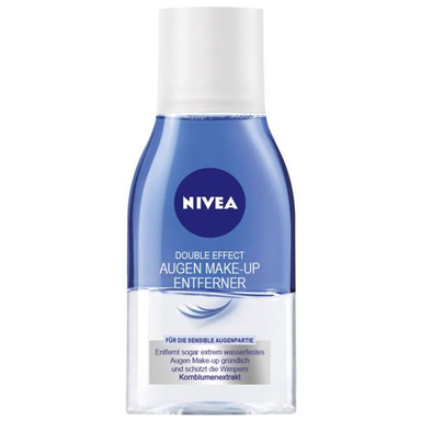 محلول پاک کننده آرایش چشم نیوآ (Nivea) مدل Double Effect حجم 125 میلی لیتر