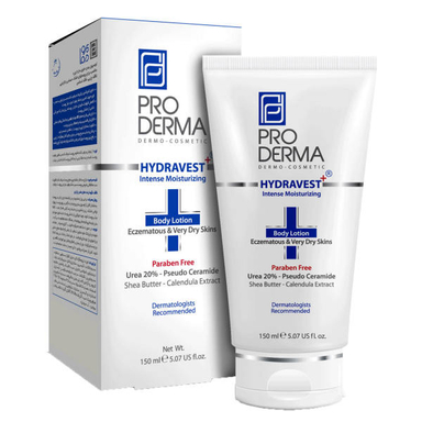 لوسیون بدن پرودرما (Pro Derma) مدل Hydravest حجم 150 میلی لیتر