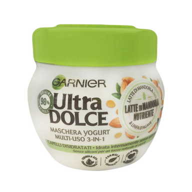 ماسک مو گارنیه (Garnier) مدل Latte Mandorla حجم 300 میلی لیتر