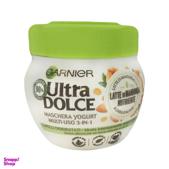 ماسک مو گارنیه (Garnier) مدل Latte Mandorla حجم 300 میلی لیتر