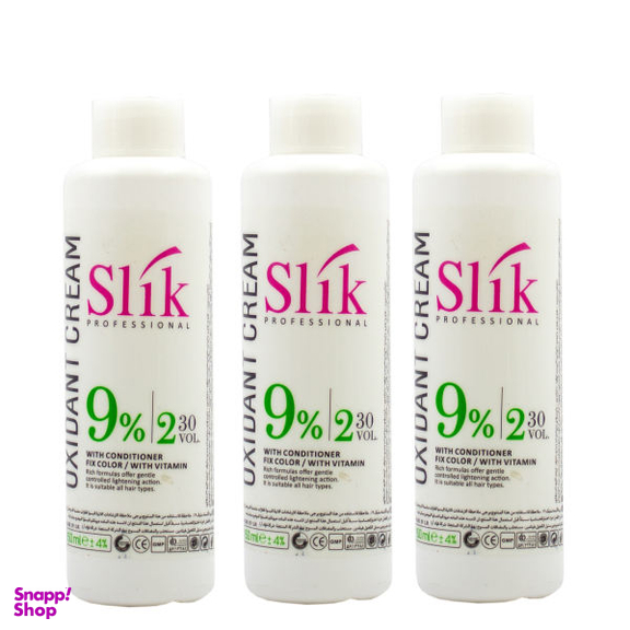 اکسیدان سلیک (Silk) مدل 001 نه درصد حجم 150 میلی‌ لیتر مجموعه سه عددی