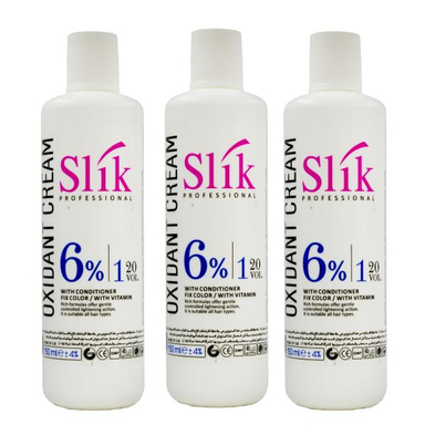 اکسیدان سلیک (Silk) مدل 01 شش درصد حجم 150 میلی‌ لیتر مجموعه 3 عددی