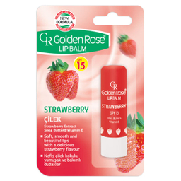 بالم لب گلدن رز (Golden Rose) مدل Fruity Shine Strawberry حجم 5 میلی لیتر