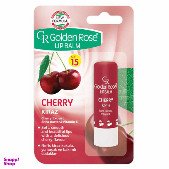 بالم لب گلدن رز (Golden Rose) مدل CHERRY SHINE حجم 5 میلی لیتر