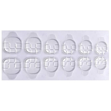 چسب ناخن مصنوعی مدل Gl مجموعه 12 عددی