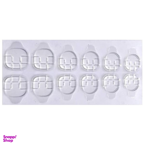 چسب ناخن مصنوعی مدل Gl مجموعه 12 عددی