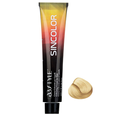 رنگ مو ای بی استایل (AB Style) سری سین کالر مدل طبیعی، بلوند پلاتینه شماره 10.0