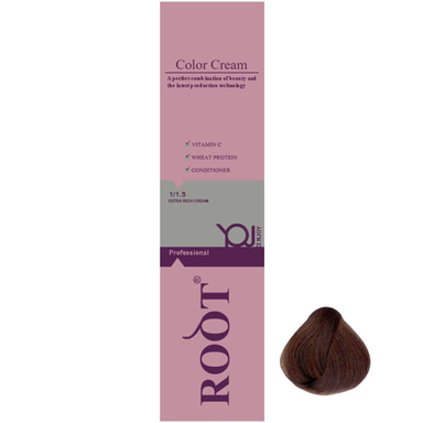 رنگ موی روت (Root) شماره 5.65 حجم 120 میلیلیتر رنگ قهوه ای تنباکویی روشن