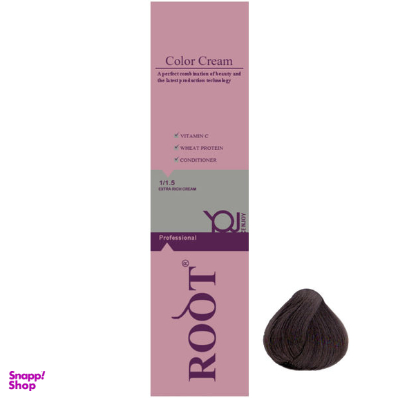 رنگ موی روت (Root) شماره 4.1 حجم 120 میلی‌لیتر رنگ قهوه ای خاکستری