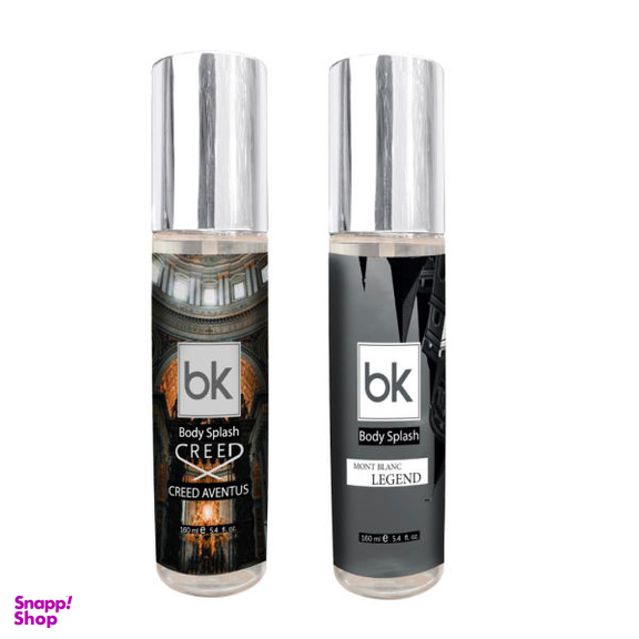 بادی اسپلش بی کی (Bk) مدل کرید اونتوس و مونت بلانک حجم 160 میلی‌ لیتر مجموعه 2 عددی