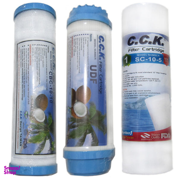 فیلتر دستگاه تصفیه آب خانگی سی سی کا (C.C.K)بسته سه عددی