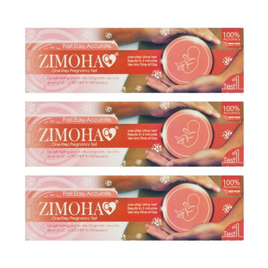 تست بارداری زیموها (Zimoha) مدل میداستریم مجموعه 3 عددی