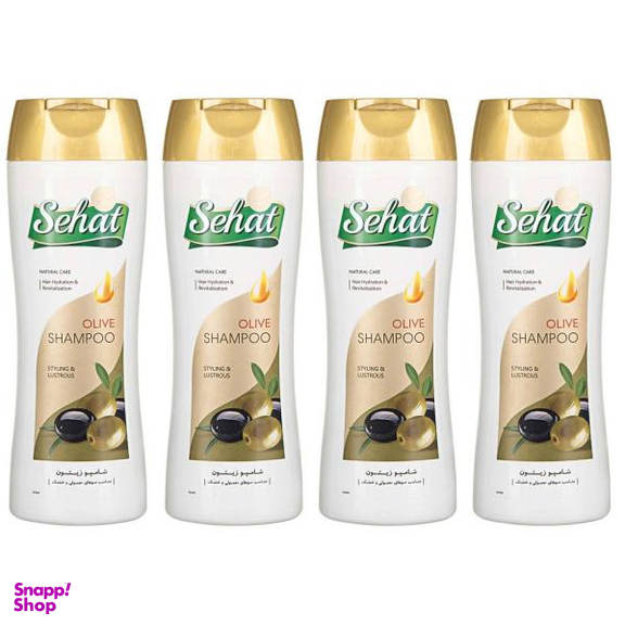 شامپو مو صحت (Sehat) مدل زیتون حجم 300 میلی لیتر بسته 4 عددی